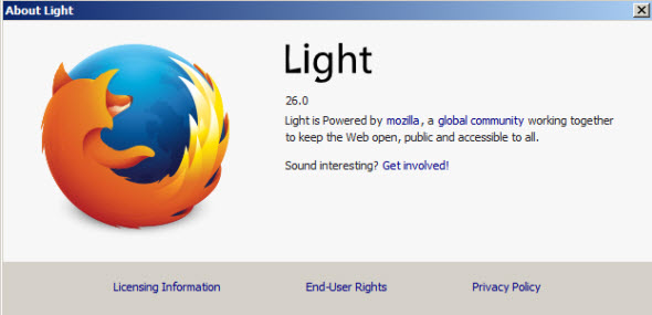 LIght Firefox