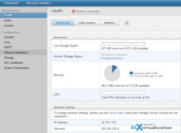 VMware vCenter Log Insight