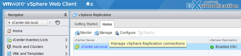 Configure vSphere Replication to the cloud