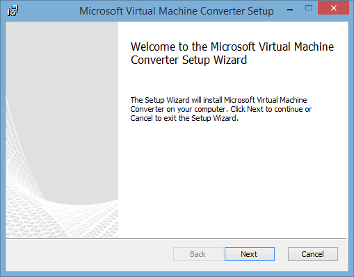 Microsoft Virtual Machine Converter