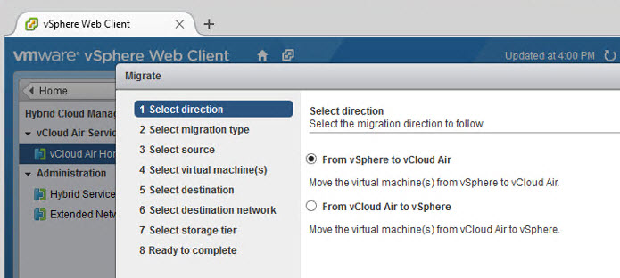 Hybrid Cloud Manager