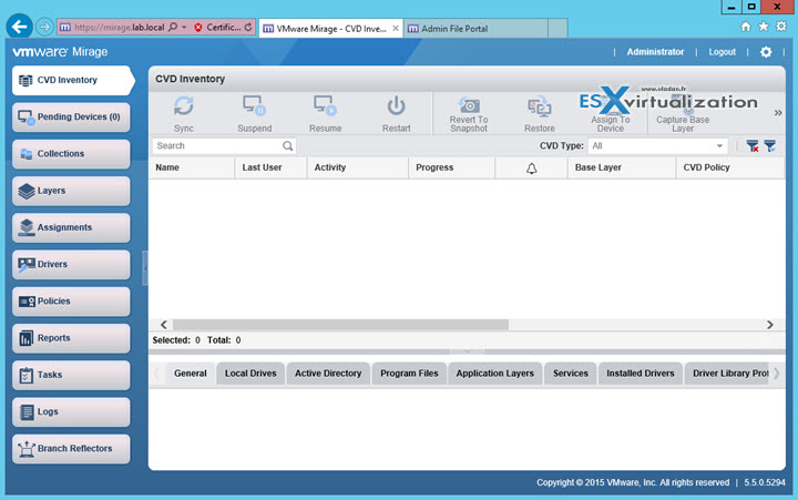 VCP6-DTM Objective 5.1 – Install and Configure VMware Mirage Components 