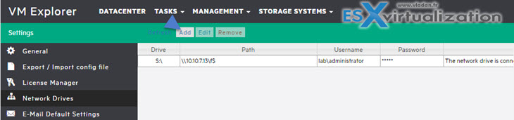 HPE/Trilead Setup First Backup