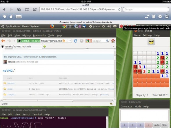 novnc-iPad