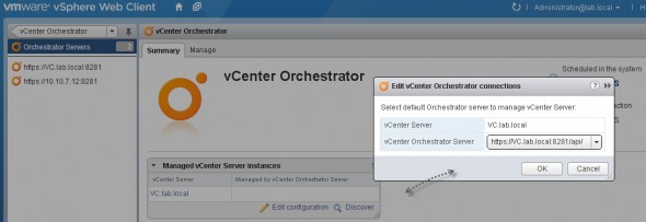 VMware vCenter Orchestrator Configuration