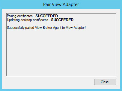 vRealize Operations View Broker Agent config Wirazrd