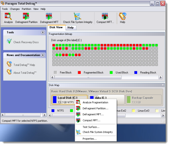 Paragon Total Defrag 2011