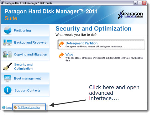 Paragon Hard Disk Manager Suite 2011