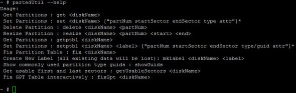 partedutil