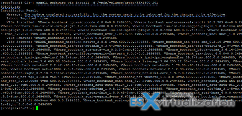 How to patch ESXi standalone