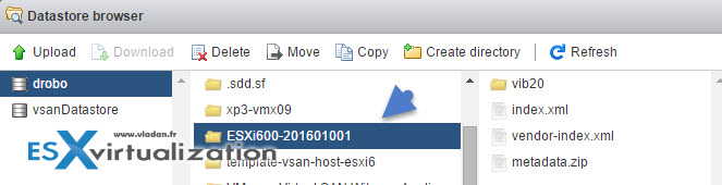 How to patch ESXi via Web client