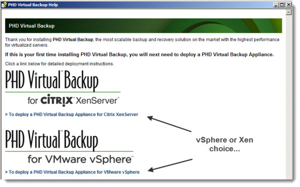 Review of PHD Virtual Backup 5.1 for VMware vSphere 4.1