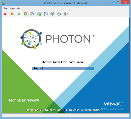 How to Install VMware Photon OS in vSphere