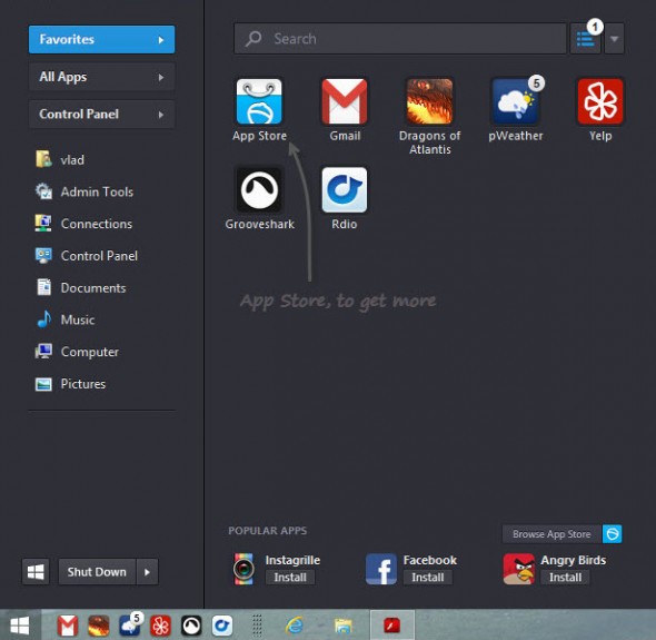 Another Free Start Menu for Windows 8