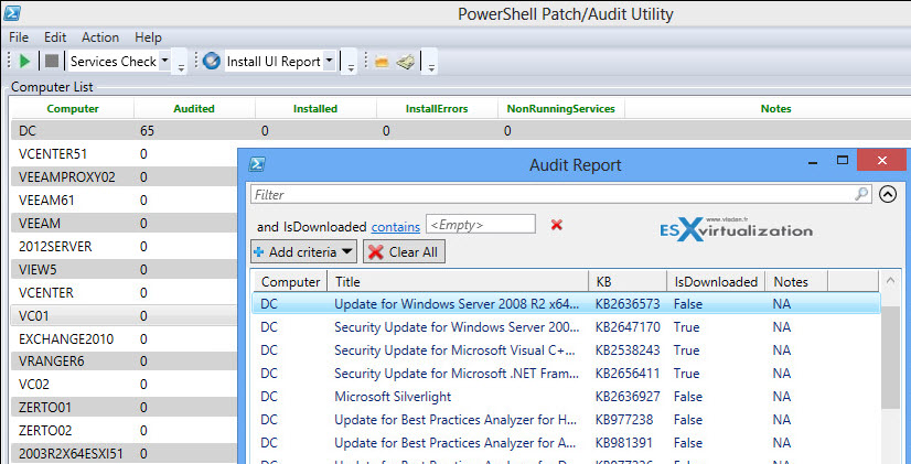 False update. Окно выбора gui. Аналог PSEXEC gui. POWERSHELL html Report Audit Active Directory.