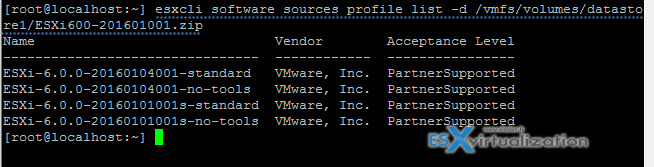 Upgrade ESXi 5.x to the latest ESXi 6.x