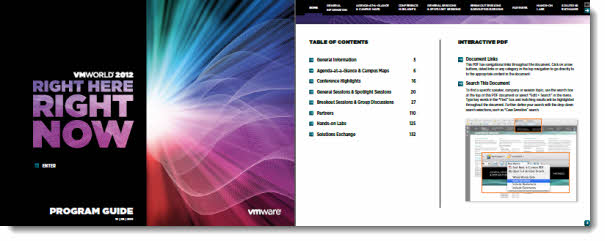 VMworld Barcelona 2012 Program Guide