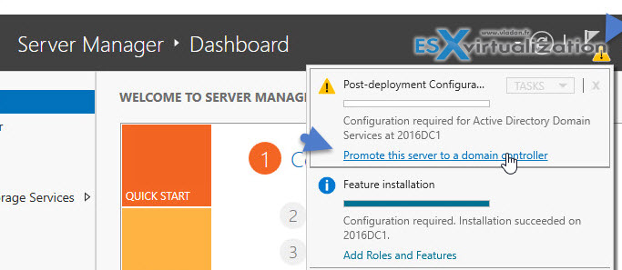 Windows Server 2016 Active Directory Install config