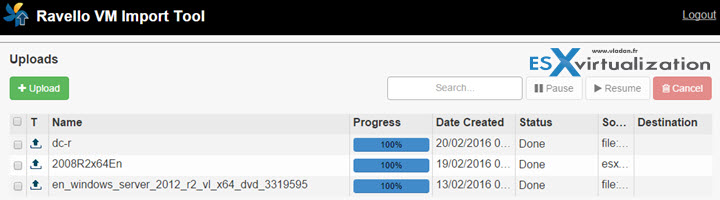 Ravello VM import tool