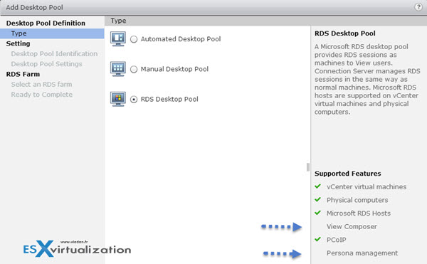VMware Horizon View - Configure RDSH Desktop Pool