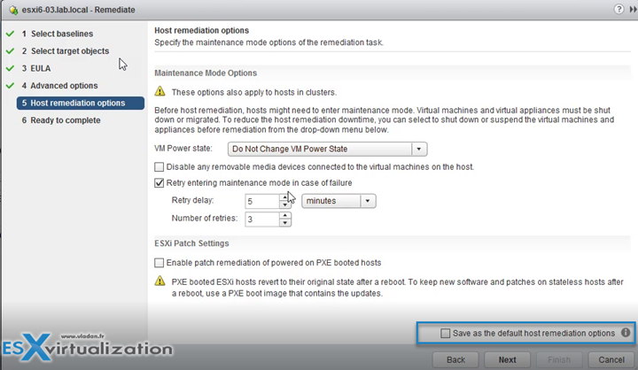 How to upgrade a ESXi 6.0 to ESXi 6.5 via VMware Update Manager