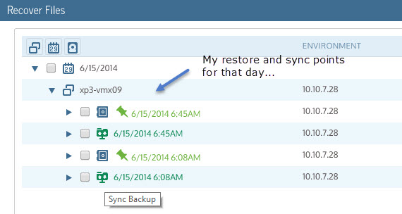 Unitrends Virtual Backup 8 - File Level Restore