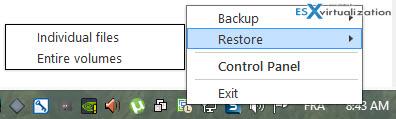 Veeam Endpoint Backup - restore options