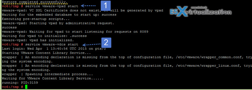 How to backup vPostgres DB on VCSA 6