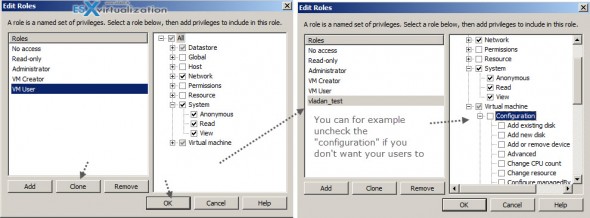 How to share Workstation VM roles