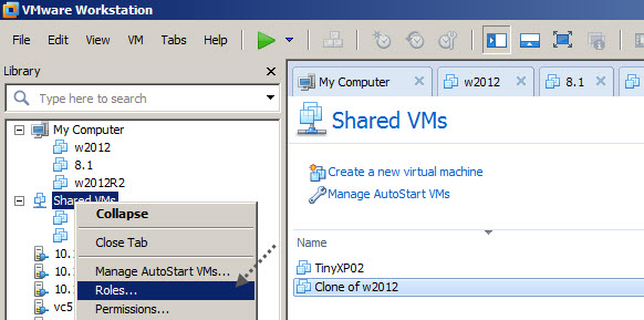 Shared VM - VMware Workstation