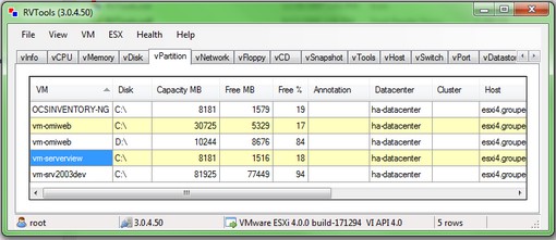 RVtools - freeware for your Virtual Infrastructure
