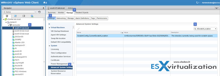 How to create scratch partition ESXi 6