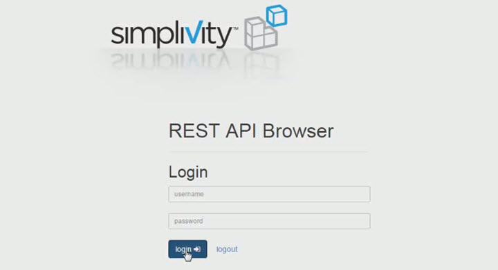 Simplivity REST API