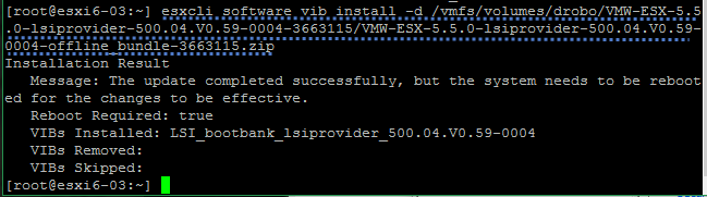 How to install latest SMIS provider on VMware ESXi