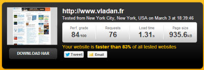 Vladan.fr - Speed Test