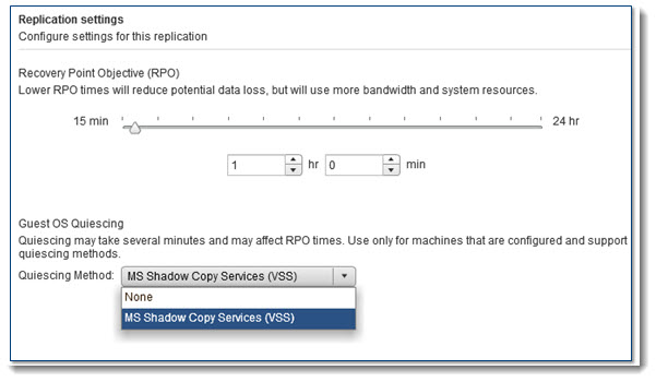 VMware SRM 5.1 - application aware