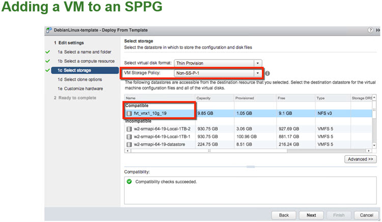 SRM 6.1 Adding VM to SPPG