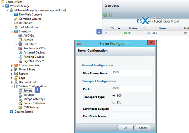 Configure SSL in VMware Mirage