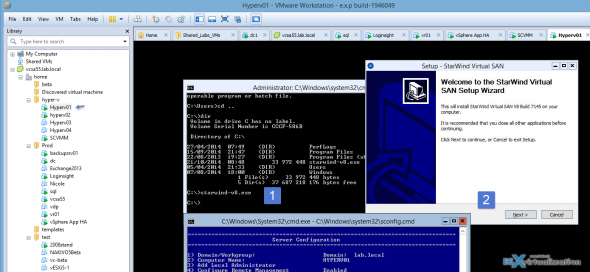 Starwind Virtual SAN Test Environment