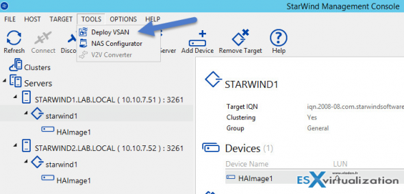 Starwind Deploy VSAN Wizard