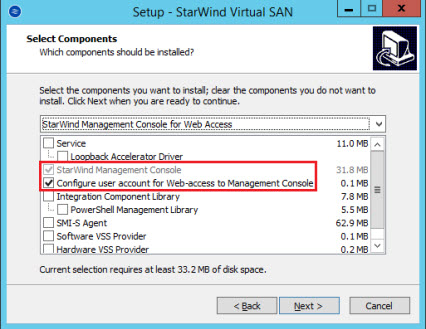 Starwind Management Console