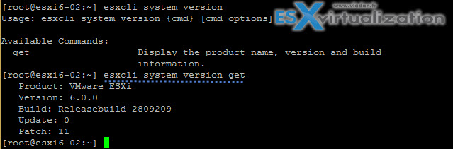 VMware ESXi commands