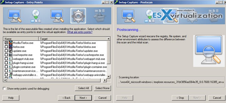 VMware ThinApp Virtualization Packager