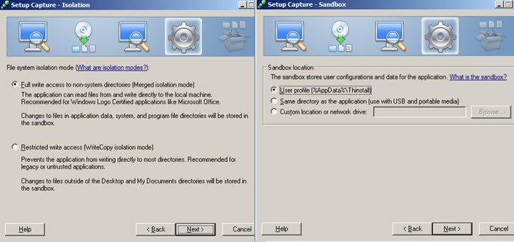 VMware ThinApp Virtualization Packager