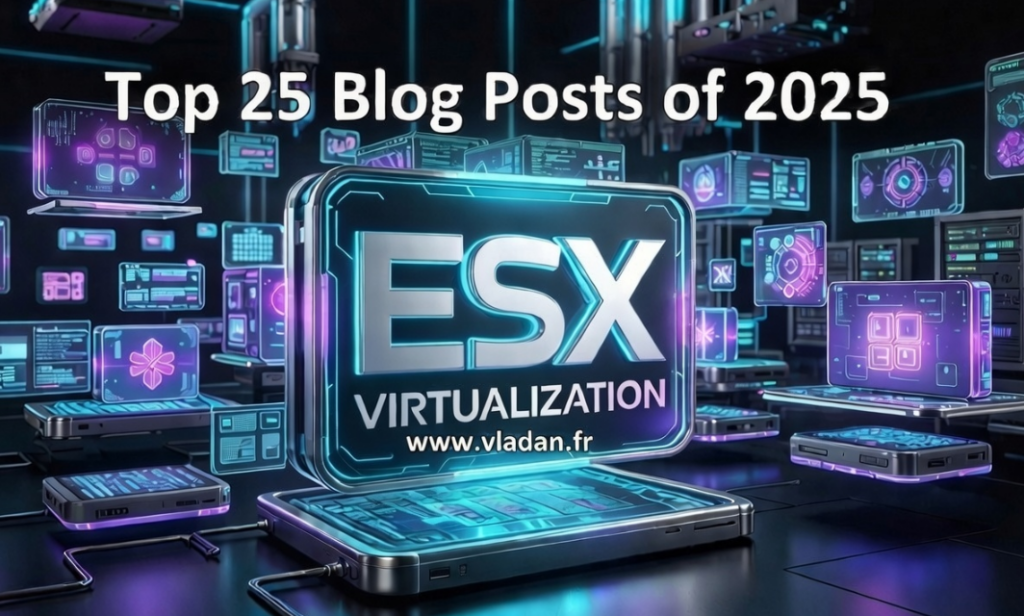 This is it - Most Popular Blog posts in 2025 - ESX Virtualization
