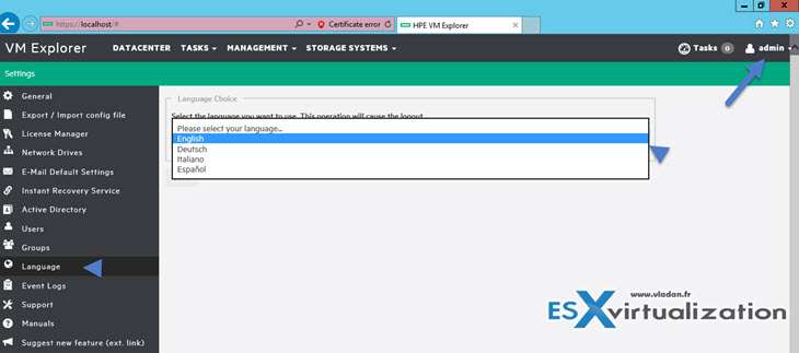 HPE VM Explorer 6.1