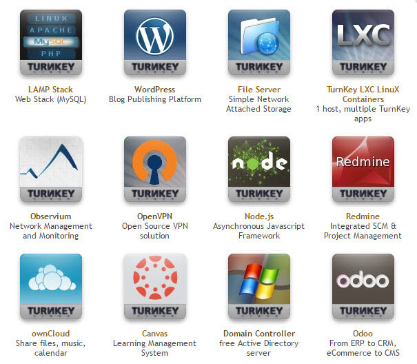 Turnkey Linux Maketplace