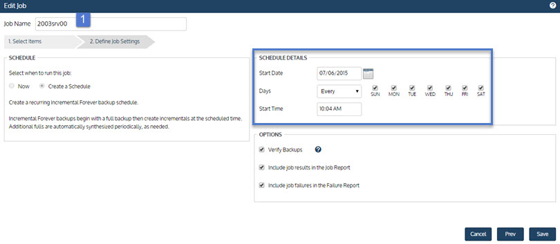 Unitrends has a new FREE product allowing to backup/recover VMs running under VMware or Hyper-V environments. The free version isn't limited in functions but only in capacity so you're able to use this product during unlimited time period with all functions. The only limit is the backup repository size where the Free edition of Unitrends Virtual backup can handle up to 1Tb of backups (500Gb + 500 Gb when creating a forum account at Unitrends).  Unitrends has done quite a good with the speed of the UI of their backup appliance when I was reviewing the v8 of their backup product last year. You can check out the full review here - Unitrends (PHD) Virtual Backup v8 product review.  Several times I have been questioned on the fact whether this or that backup products works with free version of VMware ESXi. You might wonder if that's the case for Unitrends FREE backup. Well I must disappoint you, but it's the same song. It's because VMware locks in the APIs in the free version of ESXi it's not possible to do incremental backups and so any backup product which would like to leverage incremental backups/restores needs at least vSphere Essentials licensing which costs some money, but it should not be a problem for production environments.  Let's get back to our test of Unitrends FREE Backup. We'll look first at the installation process and then we'll start to work within the UI, which is a HTML5 based, very fast user interface. Installation  Instead of providing directly OVF file Unitrends has chosen to package the product as EXE which gives an opportunity to really bring down the number of steps needed to deploy and configure the product. The executable has the compressed VMDK encapsulated and deploys the RedHat based appliance automatically during the installation process. All you need is any Windows based computer or VM from where you'll launch the installer.  Unitrends FREE Virtual Backup  Another screen shows the host name details along with esxi host and datastore details. Those informations are obviously necessary and differs in most environments.  Unitrends FREE Virtual Backup  Next screen invites you to enter networking details. Again, no particular questions you can have... Simply enter values to match your environment.  Unitrends FREE Virtual Backup  Almost done. Just one more step where you specify how big you want the first data disk to your appliance. This disk will serve as the actual storage for your backups.  One of the questions you might want to ask is where to actually deploy the backup/recovery product? Shall I deploy it at my main storage system or at some secondary storage (if available). It's probably good practice to chose another storage than your production storage system in order to have some kind of DR plan and your production storage system is experiencing problems you might want to spin up your VMs from your secondary storage system. Directly from within your backup repository...  Anyway. Let's move on. The default disk size for the backup is 128 and it's fine for my test.  Unitrends Free Virtual Backup  Once this last screen passed, you can sit back and watch ....  Unitrends FREE Virtual Backup  It only takes few minutes before the Finish button becomes active so you can click through to finish the deployment. Once done the default web browser fires up and invites you to finish the configuration. Time zone of your location has to be set in order for the backup jobs starts in time.  Unitrends FREE Virtual Backup  And another screen to enter the hostname, domain and set the root password of the appliance. Note that I previously created DNS records on my DNS server.... Those are the practices I always do before installing any product. The assistant asks you also for your email credentials so you can get the e-mail reports delivered to your mailbox.  Unitrends FREE Virtual Backup  You're done. The Unitrends FREE backup appliance has been setup and you're ready (to rock'n roll)...  In my environment which is the latest vSphere 6, I found out that OOB the VMware tools of the appliance needs to be updated. But even if it's Linux appliance and perhaps Windows admins aren't much experienced with Linux, the update of VMware tools of Unitrends Free backup is really easy. All you have to do is to do a right click on the appliance and choose Install/Upgrade VMware tools...  Unitrends FREE Virtual Backup  The reason why my first backup did threw some errors on me was certainly not having VMware tools up-to-date... -:) VMware recommends always to run the latest version of VMware tools so this step is as important as all the other steps done previously. What I also do is that after everything updated, I do a reboot of the VM. Just to make sure to flush any post install scripts, services etc. It just might be my own paranoia, but my long admin experience proved me many times in the past, that I was right. User Experience, Look and Feel  Now that we have our appliance deployed, configured and running with latest VMware tools, we can start explore the UI and configure some backups. The UI is fast and responsive. When first started, you have the option to take a tour. A virtual assistant shows you every aspect and explains every single window during the tour...  If you don't like readin manuals I highly to recommend to take this tour!  Unitrends FREE Virtual Backup  The tour is pretty good actually. I liked it... Gives you a quick glance on which windows or which menu you need to look for, where to find it and which options can be tweaked...  Unitrends FREE Virtual Backup  Or if you don't like to take this tour, just click on the cross to close the overlay window and just go and add your vCenter server to the environment. §To add a vCenter server (or an ESXi host ) is a mandatory step. Once done it will display all the VMs that are present in the environment.  Very easy. Hit the Configure TAB > Add > Virtual Host  Unitrends FREE Virtual Backup  And from the drop-down list choose VMware or Hyper-V (depends on what's your environment looks like). Hyper-V is becoming more and more popular, but VMware is still much more present than Microsoft.  Unitrends FREE Virtual Backup Creating Backup Job  Now, let's create the first backup job. Again very easy to do. You're able to create backup job with a schedule (by default) or just backup up a VM without a schedule.  Click the Protect TAB > Backup  An assistant window will start where you just follow and choose the options....  Unitrends FREE Virtual Backup  Give the job some meaningful name, in my case I named the job the same as the VM, but depending of your environment you might want to name the job according different naming scheme.  Hit the Save button and you're done. The first VM is protected.  Unitrends FREE Virtual Backup  What next? You can setup several jobs for several VMs individually, then check how the jobs are performing through the Jobs TAB on the left hand side (vertical). On the page you'll see horizontal tabs there where the one pre-selected is the Job Manager. There are all jobs including the active ones. If you want to check only active jobs, then you might want to click the Active Jobs TAB. There is also Recent Jobs TAB and Recent system jobs TAB.  Unitrends FREE Virtual Backup Recover, Recover, Recover !!!  Yes, why would one want to do backups? Certainly not just for fun doing backups, right? To get a good sleep, to feel safe, to be protected. And to feel protected, the recovery of VMs or VMs files needs to be seamless, easy and fast!  Click the Recover TAB and there you see the main options.      Backup Catalog - gives you option to choose a VM backed up previously. It's kind of database of your backups. Choose a VM > choose Restore Point > Recover > done.  Unitrends FREE Virtual Backup      File Level Recovery - creates FLR job and mounts the VM's filesystem from backup and presents is as network share...  So you'll need few steps to make it works. First Create the FLR job as on the screen below...  Unitrends FREE Virtual Backup  Next, go back to the Recover TAB > File level Recovery > Show details  Unitrends FREE Virtual Backup  This brings up an overlay windows showing you how to access the files you want to recover... The window looks like this. Note the network path showing up. This is the information needed to recover the individual files from within the backup file (from within the VM)...  Unitrends FREE Virtual Backup  Just open Windows explorer and type this path to connect to the network location... You'll see that your VM's disks and volumes.... So it's very easy to find the file/folder you want to recover....  Unitrends Free Virtual Backup  When you finished, click the remove button to stop the network sharing and unmount the VM.      Instant Recovery - this is important feature which basically allows the VM to be started directly from the backup location and it's fast. The assistant asks for few details before starts the VM from the Unitrens' repository...  First go to the Recover TAB > Instant Recovery > Choose a recovery point > Next  Unitrends Free Virtual Backup  After hitting the Next button you are presented with the screen where you specify other options. The Audit mode option allows to verify that the VM can actually be created from the selected backup.  Unitrends Free Virtual Backup  The VM is recovered from backup and starts in few seconds.... Here is the look at the Unitrends UI and the message VM is available for use....  The VM's default name got a suffix _restore in order to differentiate itself from the production VM.  Note the Tear Down button which basically destroys the VM after you have finished your test. This also unmounts the temporary datastore created for this purpose.  Unitrends Free Virtual Backup  If we look at our vSphere client we can see that the VM has been created and that the VMDK lays inside of the Unitrends Instant recovery datastore that has been created automatically. It's an NFS mount...  Unitrends Free Virtual Backup  And that our VM's virtual disk lays on that datastore....  Unitrends Free Virtual Backup  All I can say is that the process works fast. If your production VM is getting corrupted by a spyware, virus or just crashes, you can recover and be up and running within few seconds. It only depends which backup schedule you have chosen so you're able to keep your RPO enough low in order to lose as less data as possible.  In most SMBs environments having few daily backups on most critical VM(s) running business critical custom based application would certainly saved few problems if this kind of features has had been here when virtualization started in the SMB market few years ago... What else?  We've seen how-to backup, restore, do a FLR restore or how to do an Instant recovery. What else this product can do for us? Another feature (interesting) is to have a backup copy of our backup.  Unitrends Free Virtual Backup  The backup copy job again present you with an assistant allowing you to choose the VM you want you to copy the backup. The backup copy an optionally be encrypted. But in order to use the Backup copy feature it's necessary to configure the backup copy target first. Backup copy target can be:      Google Cloud Storage Standard     Google Cloud Storage Nearline     Amazon S3  Unitrends FREE Virtual Backup Wrap Up:  Unitrends FREE is a fast, nicely built product. For users which do not like virtual appliances or web based interfaces all I can say is - Try it! Very robust product which is fast, intuitive, and does what's needed in today's virtual admin job. Recover Files, VMs and. This FREE version has many of what's needed. Not all, but that's also limit this free version as those features are present in the Full version of Unitrends Virtual backup. Features like multiple daily backups or replication (copy backup) to another Unitrends backup appliance. But that's fair game and there must be some incentive left in order to buy the full product. The free version shall certainly fit for small environments or remote sites, just to start with.   