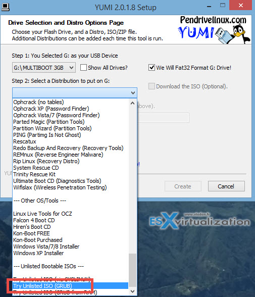 How to Create Multiboot USB stick with Veeam Endpoint Backup recovery ISOs