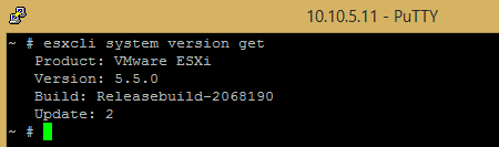 How to update ESXi free version
